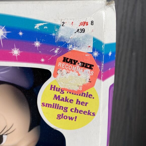 NEW Vintage 90s Mattel Baby Huglight Minnie In Original Box - KayBee sticker - Picture 2 of 9